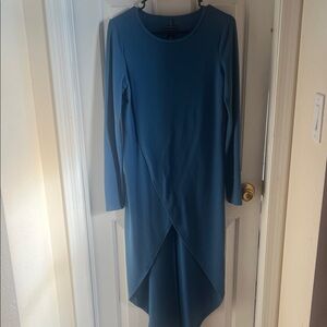 G by Giuliana Teal Long Sleeve Dress